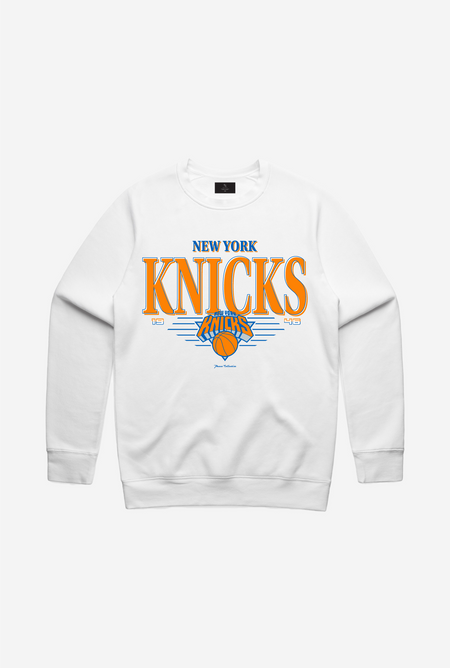New York Knicks Signature Crewneck White