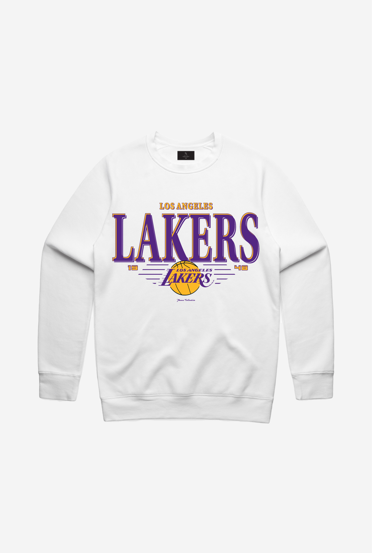 Los Angeles Lakers Signature Crewneck - White