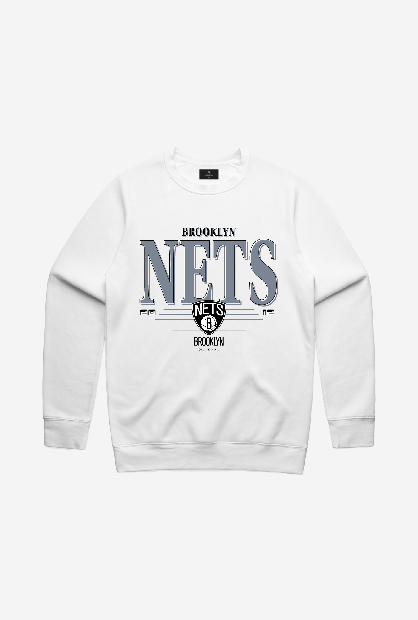 Brooklyn Nets Signature Crewneck - White