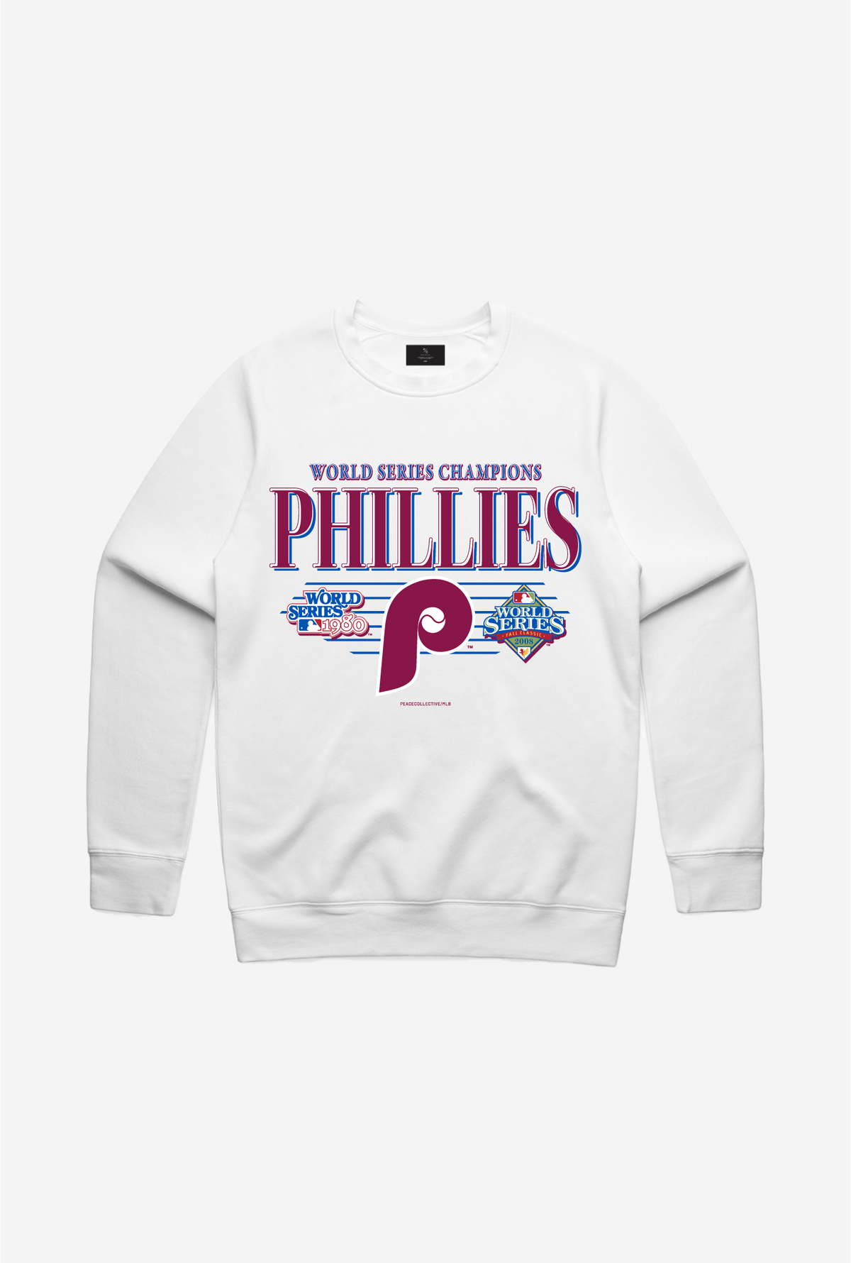 Philadelphia Phillies Throwback Crewneck - White