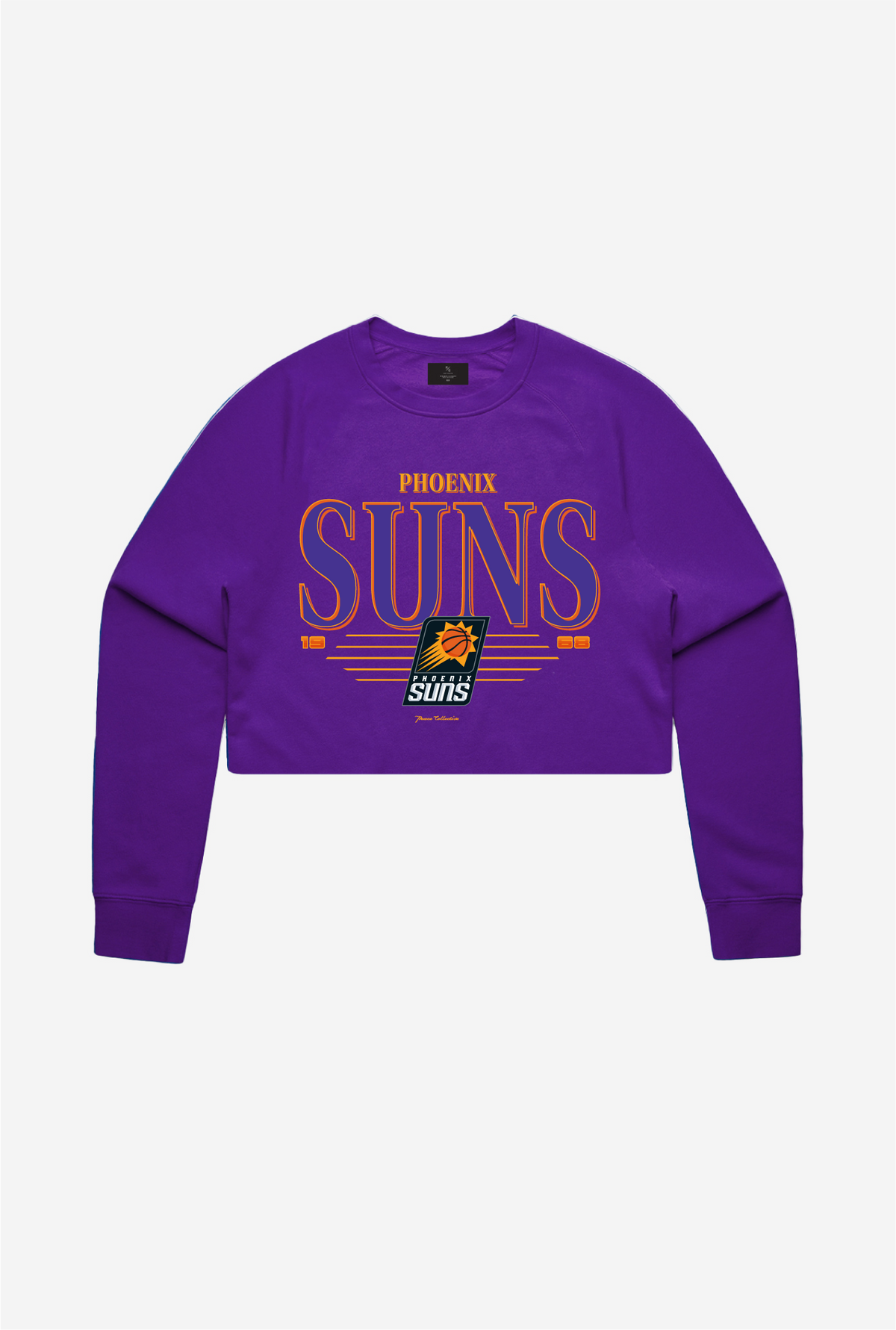 Phoenix Suns Signature Cropped Crewneck - Purple