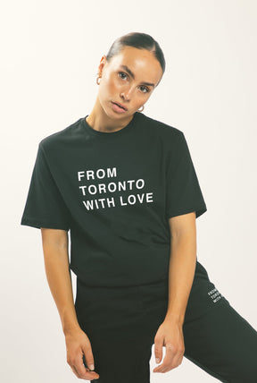 T-Shirt „From Toronto with Love“ – Schwarz