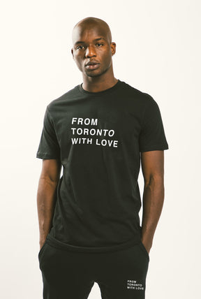 T-Shirt „From Toronto with Love“ – Schwarz