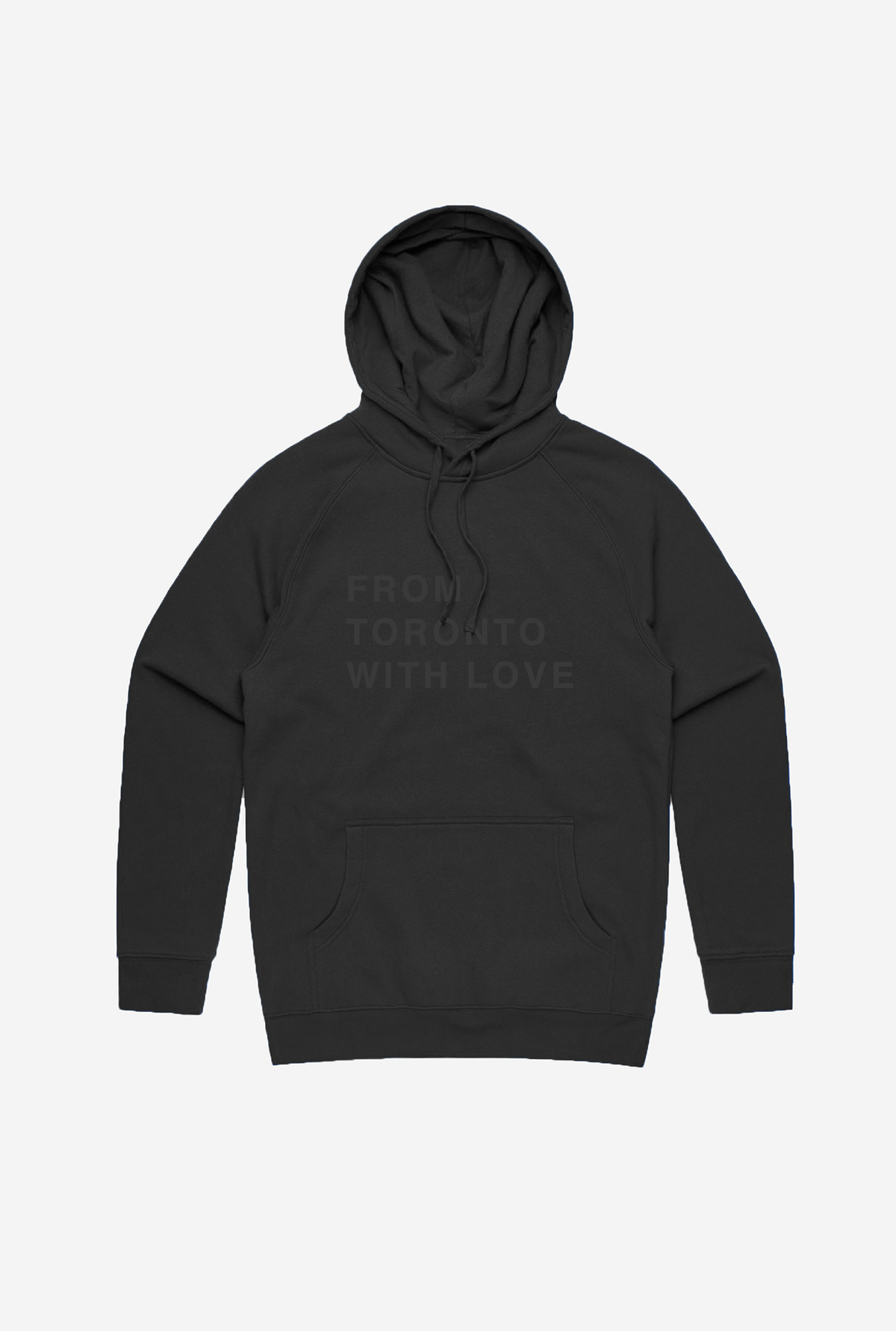 From Toronto with Love Hoodie - Tonal Black