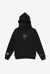 Atlanta Falcons Logo Heavyweight Hoodie - Black
