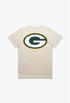Green Bay Packers Women's Heavyweight T-Shirt - Natural