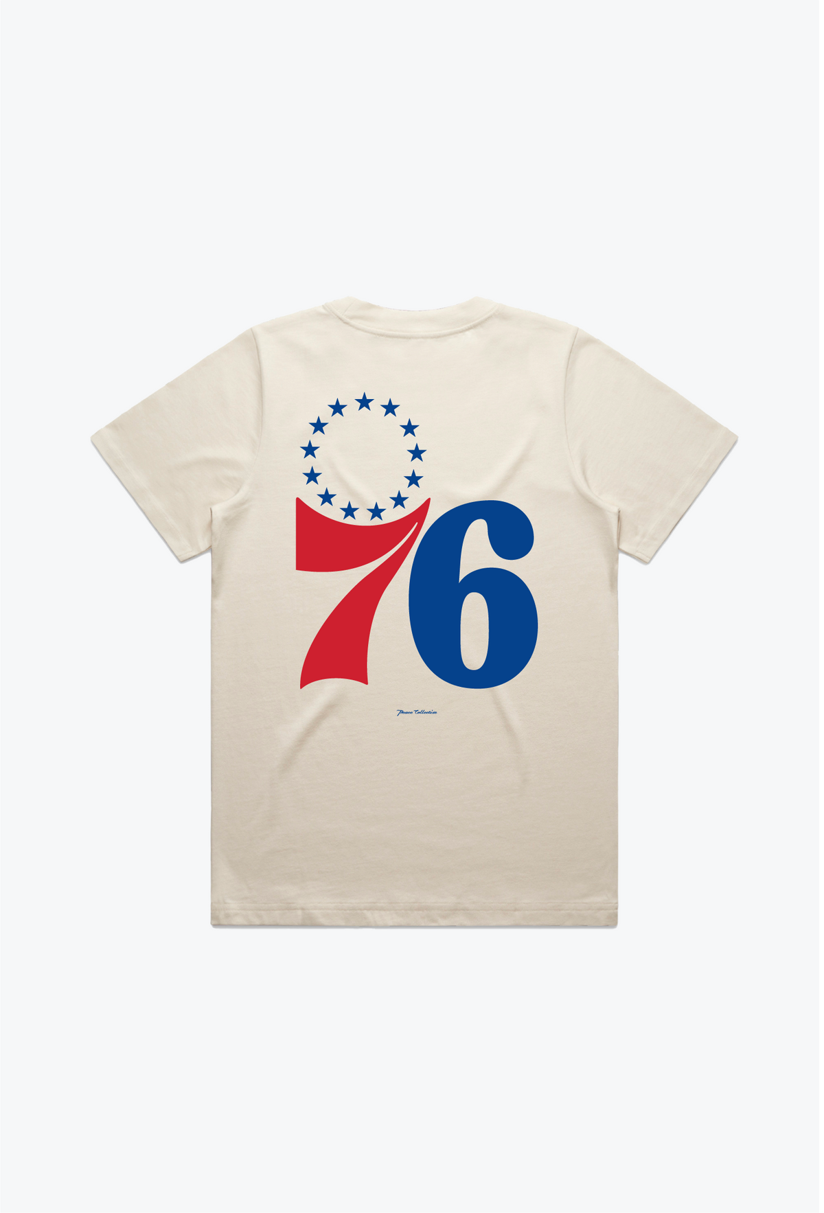 Philadelphia 76ers Women's Heavyweight T-Shirt - Natural