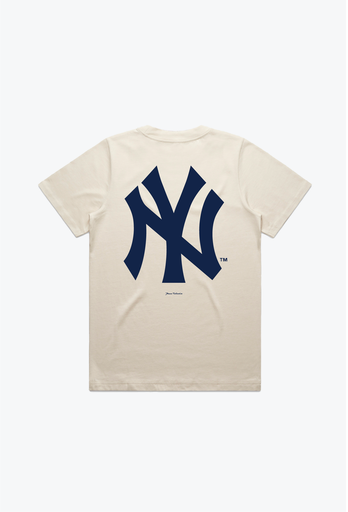 New York Yankees Women's Heavyweight T-Shirt - Natural