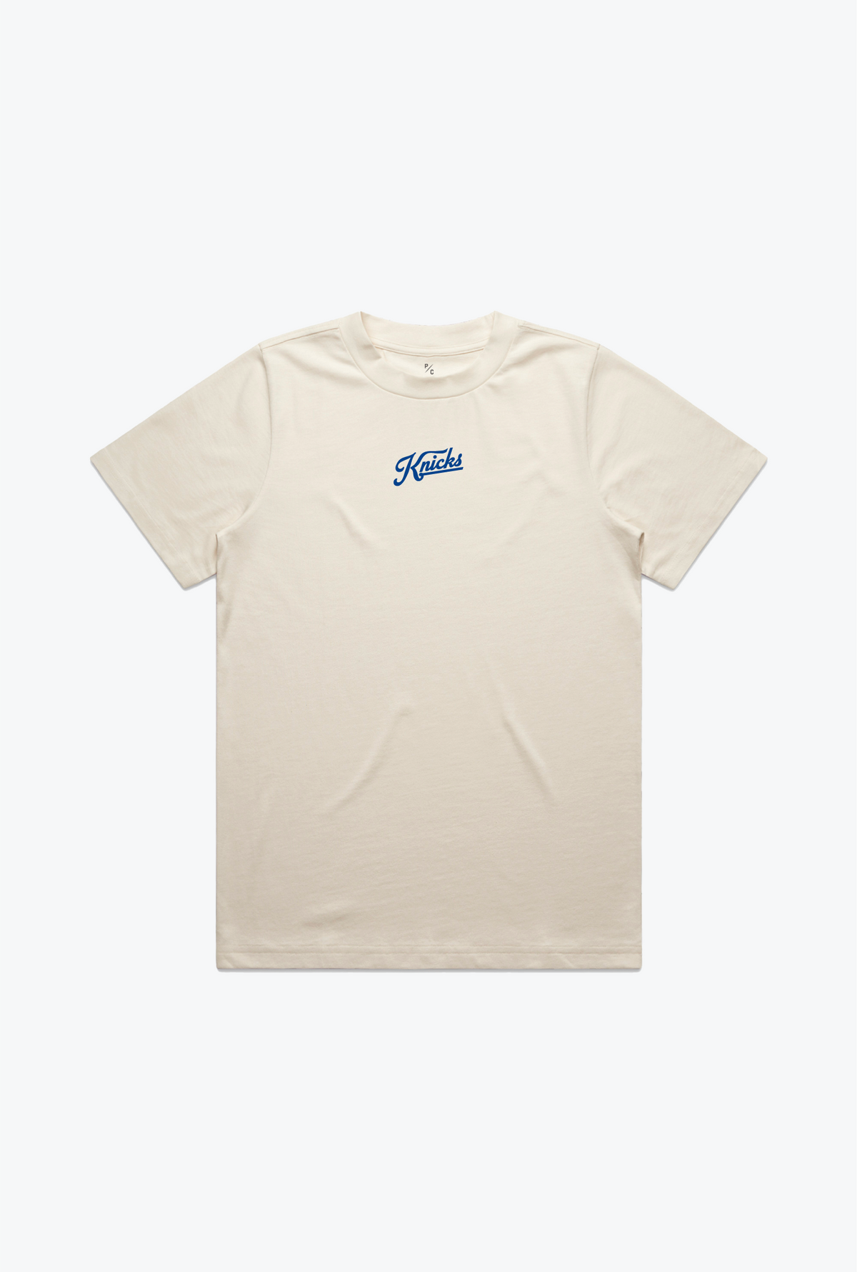 New York Knicks Women's Heavyweight T-Shirt - Natural