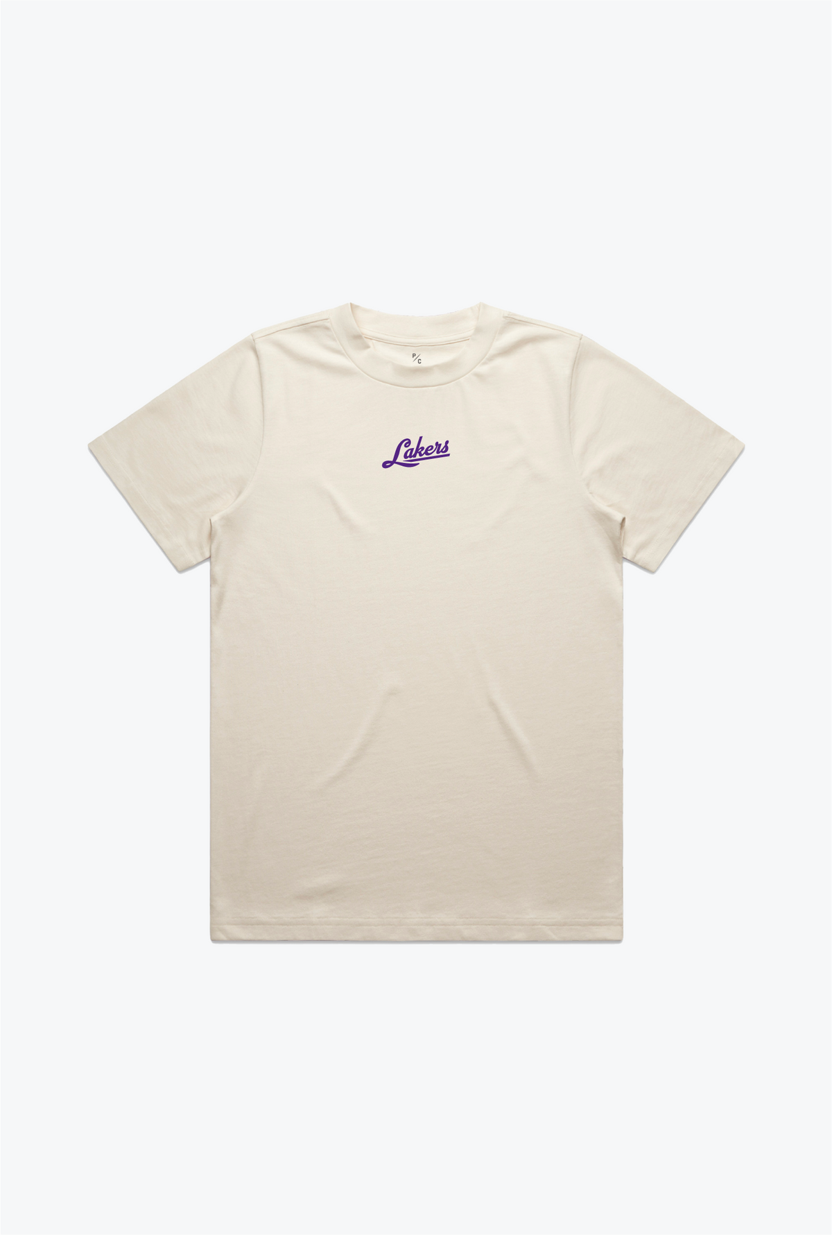 Los Angeles Lakers Women's Heavyweight T-Shirt - Natural