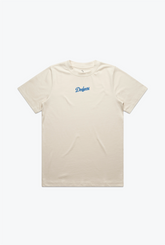 Los Angeles Dodgers Women's Heavyweight T-Shirt - Natural