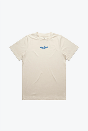 Los Angeles Dodgers Women's Heavyweight T-Shirt - Natural