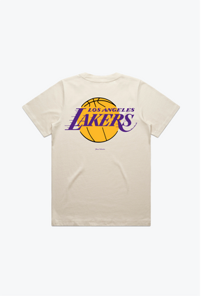 Los Angeles Lakers Women's Heavyweight T-Shirt - Natural