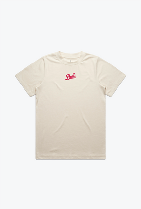 Chicago Bulls Women's Heavyweight T-Shirt - Natural