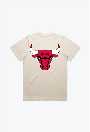 Chicago Bulls Women's Heavyweight T-Shirt - Natural