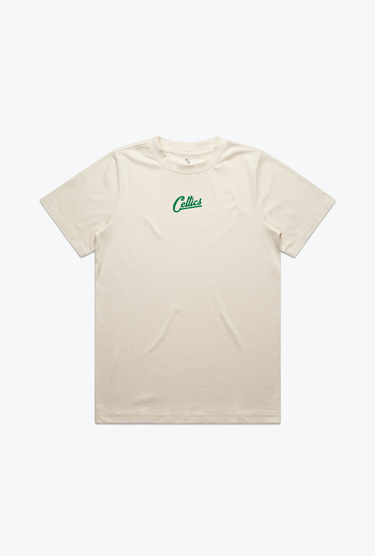 Boston Celtics Women's Heavyweight T-Shirt - Natural
