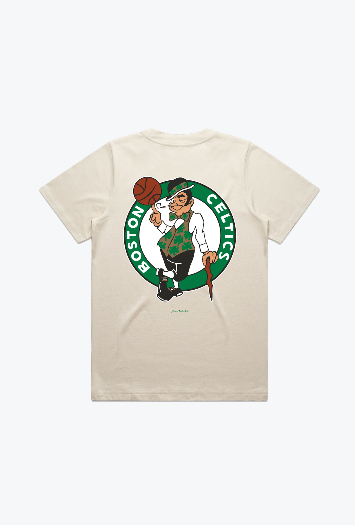 Boston Celtics Women's Heavyweight T-Shirt - Natural