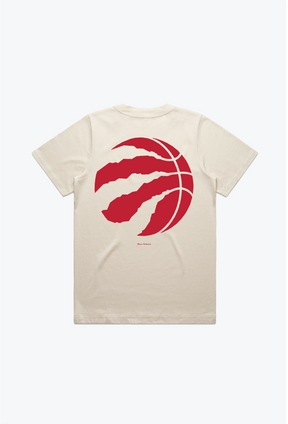 Toronto Raptors Women's Heavyweight T-Shirt - Natural