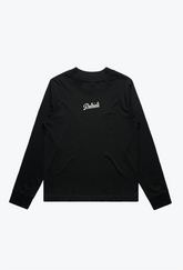 New England Patriots Women's Mock Long Sleeve - Black