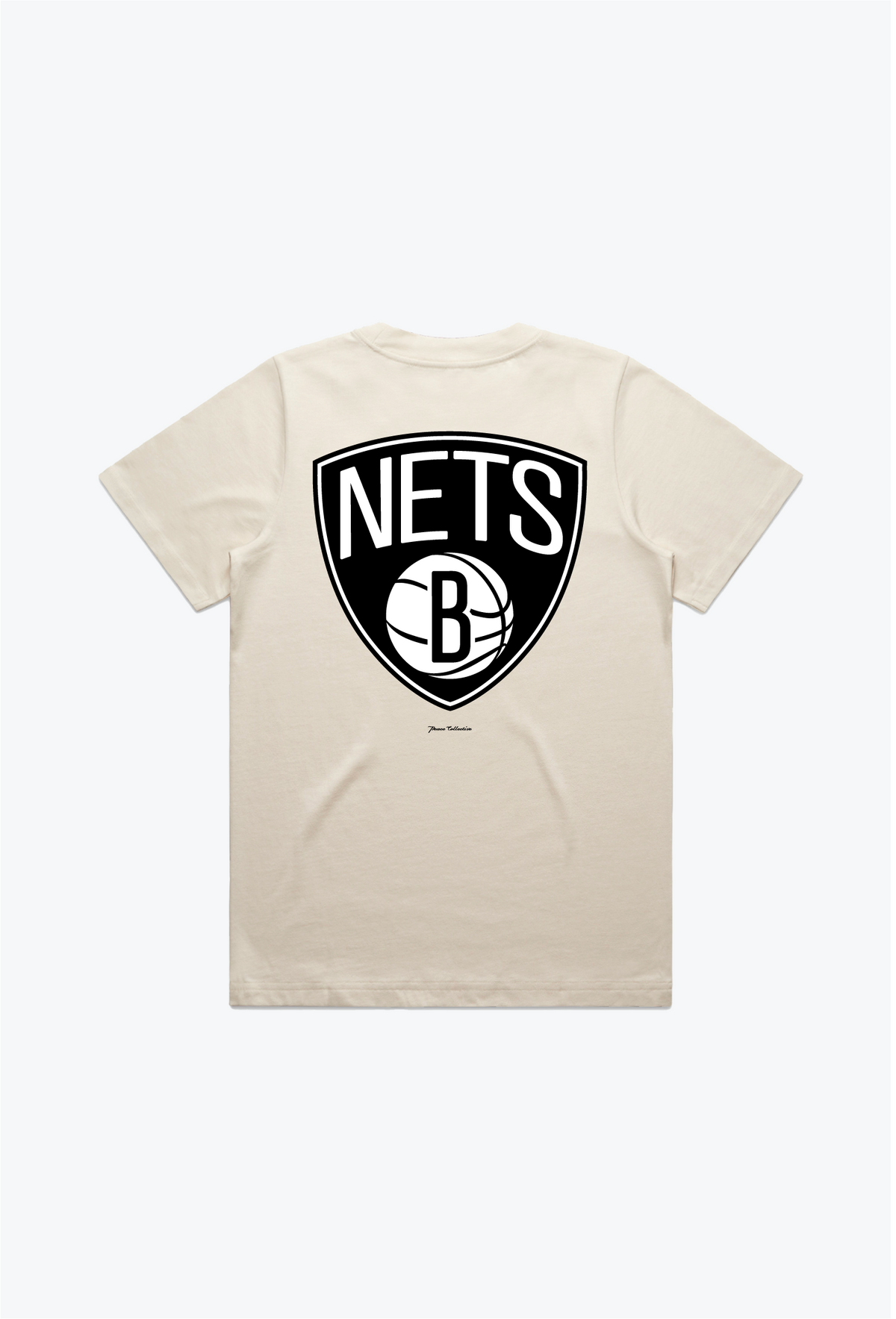 Brooklyn Nets Women's Heavyweight T-Shirt - Natural