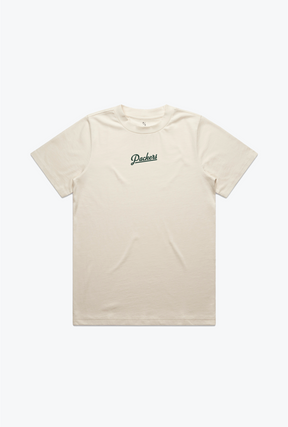 Green Bay Packers Women's Heavyweight T-Shirt - Natural