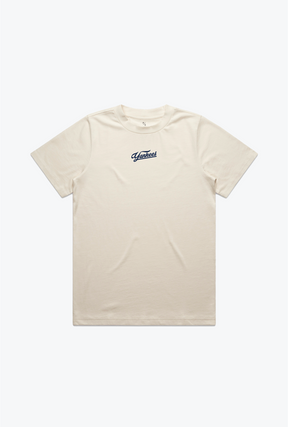 New York Yankees Women's Heavyweight T-Shirt - Natural