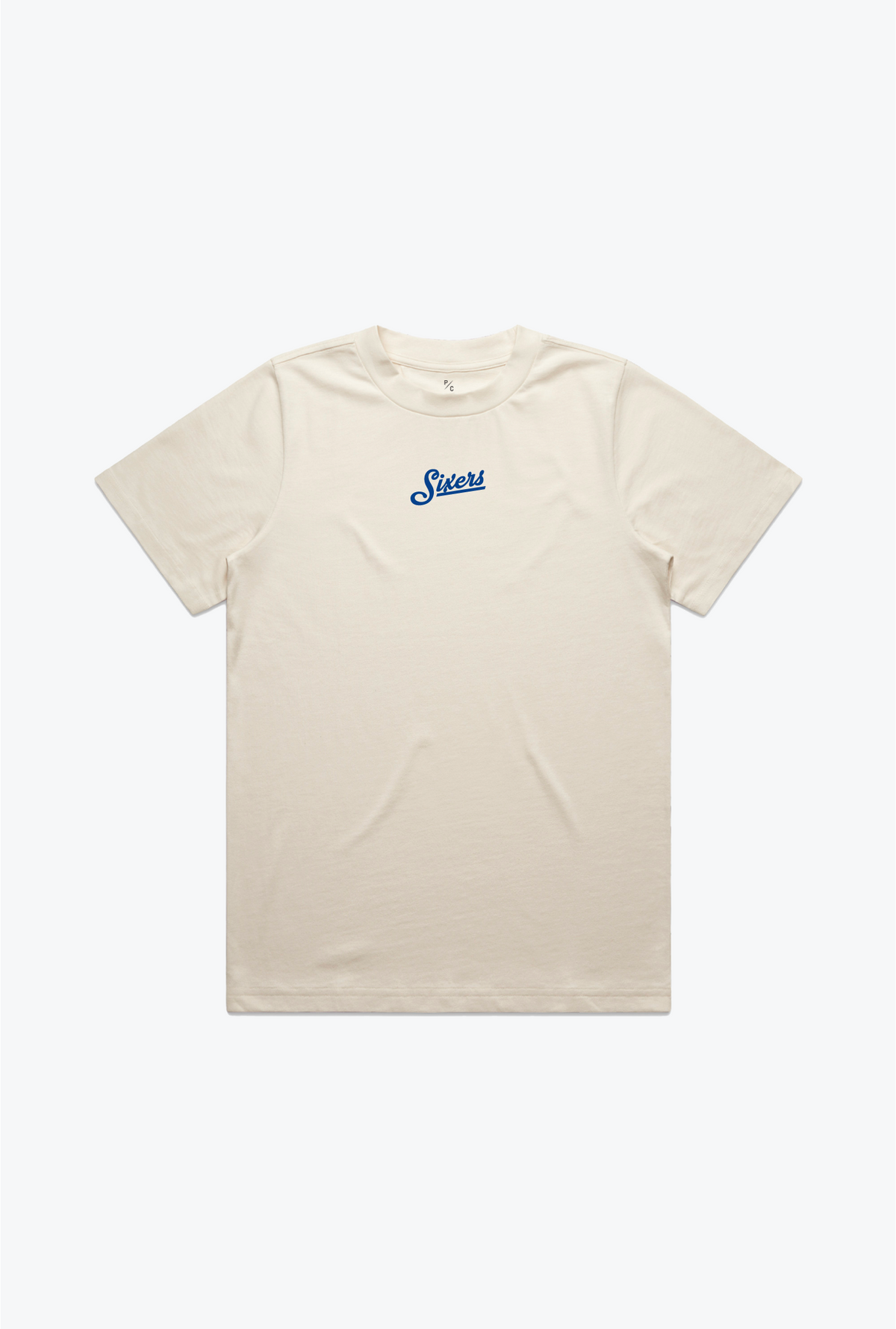 Philadelphia 76ers Women's Heavyweight T-Shirt - Natural