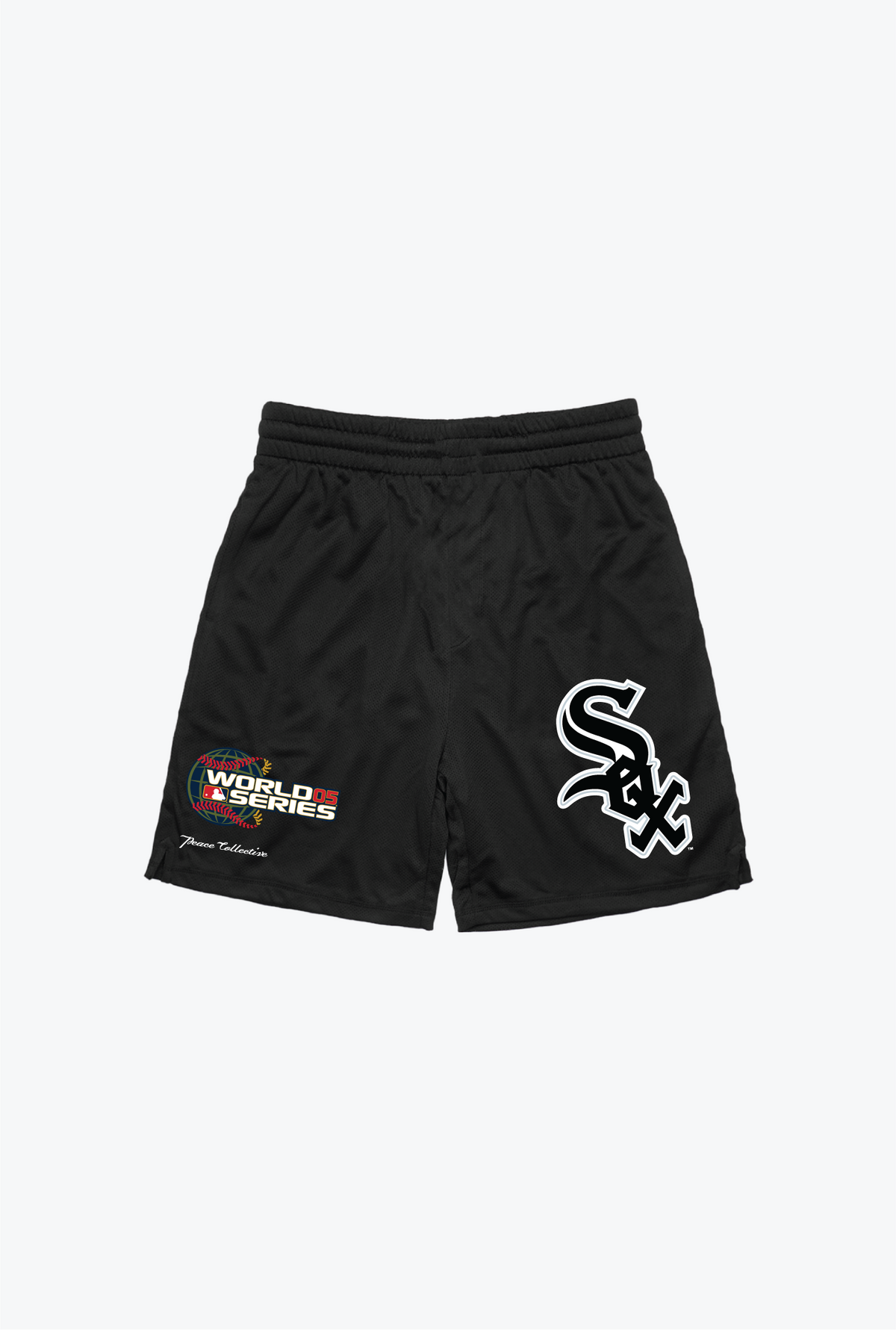 Chicago White Sox 2005 World Series Mesh Shorts - Black