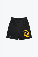San Diego Padres Mesh Shorts - Black