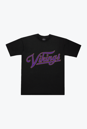 Minnesota Vikings Heavyweight T-Shirt - Black