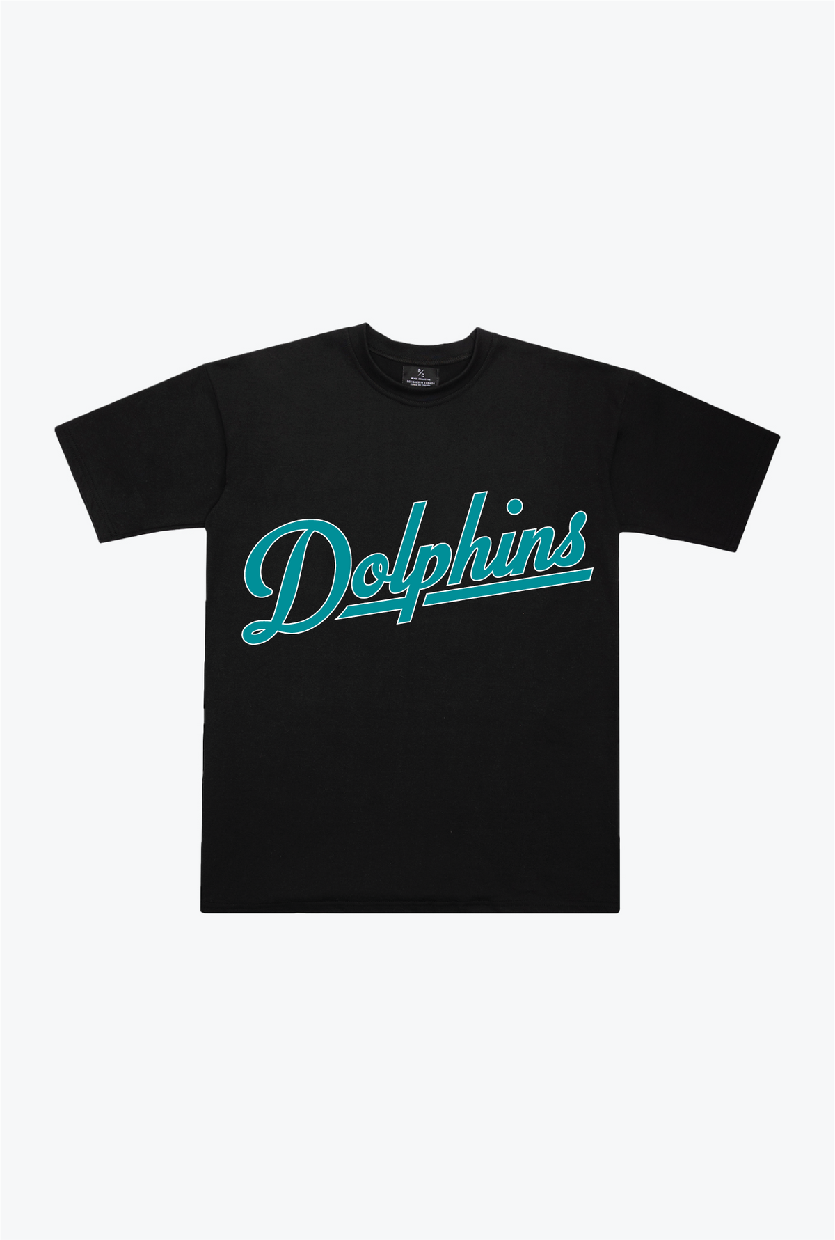 Miami Dolphins Heavyweight T-Shirt - Black