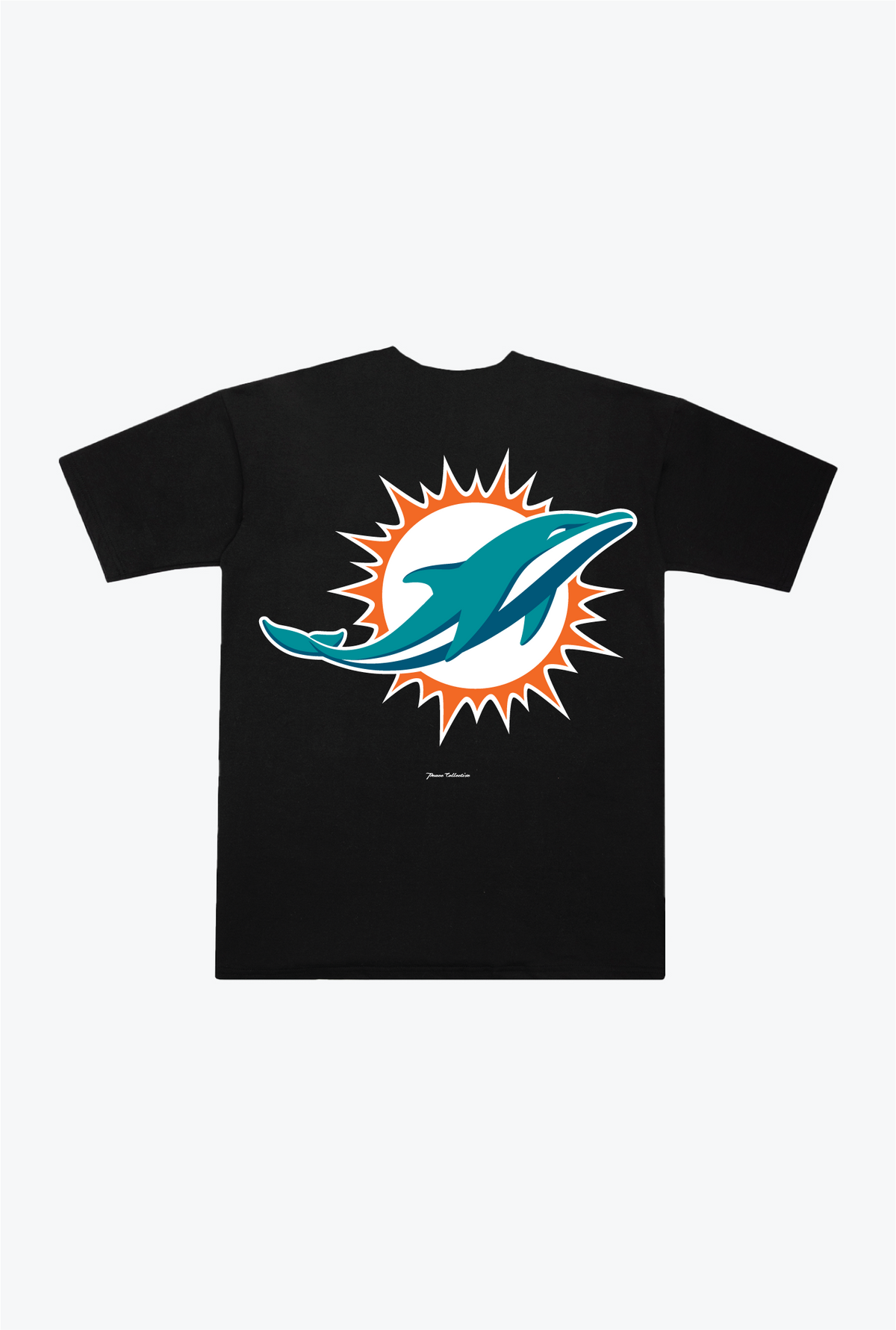 Miami Dolphins Heavyweight T-Shirt - Black