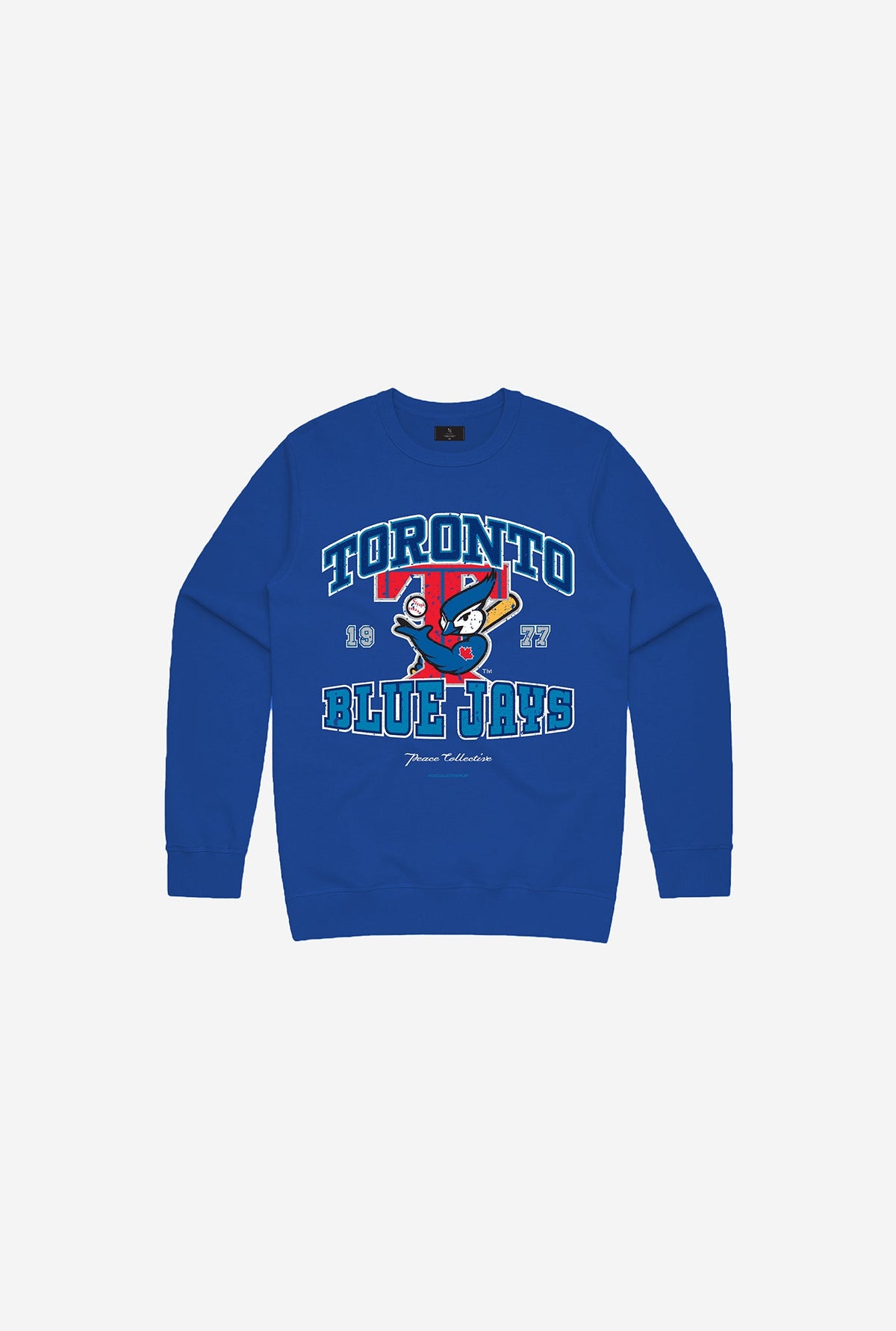 Toronto Blue Jays Vintage Washed Kids Crewneck - Royal