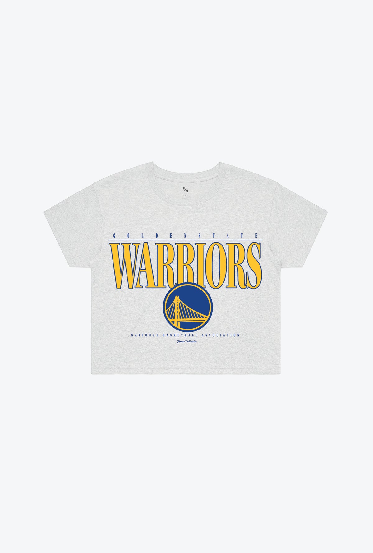 Golden State Warriors Signature Cropped T-Shirt - Ash