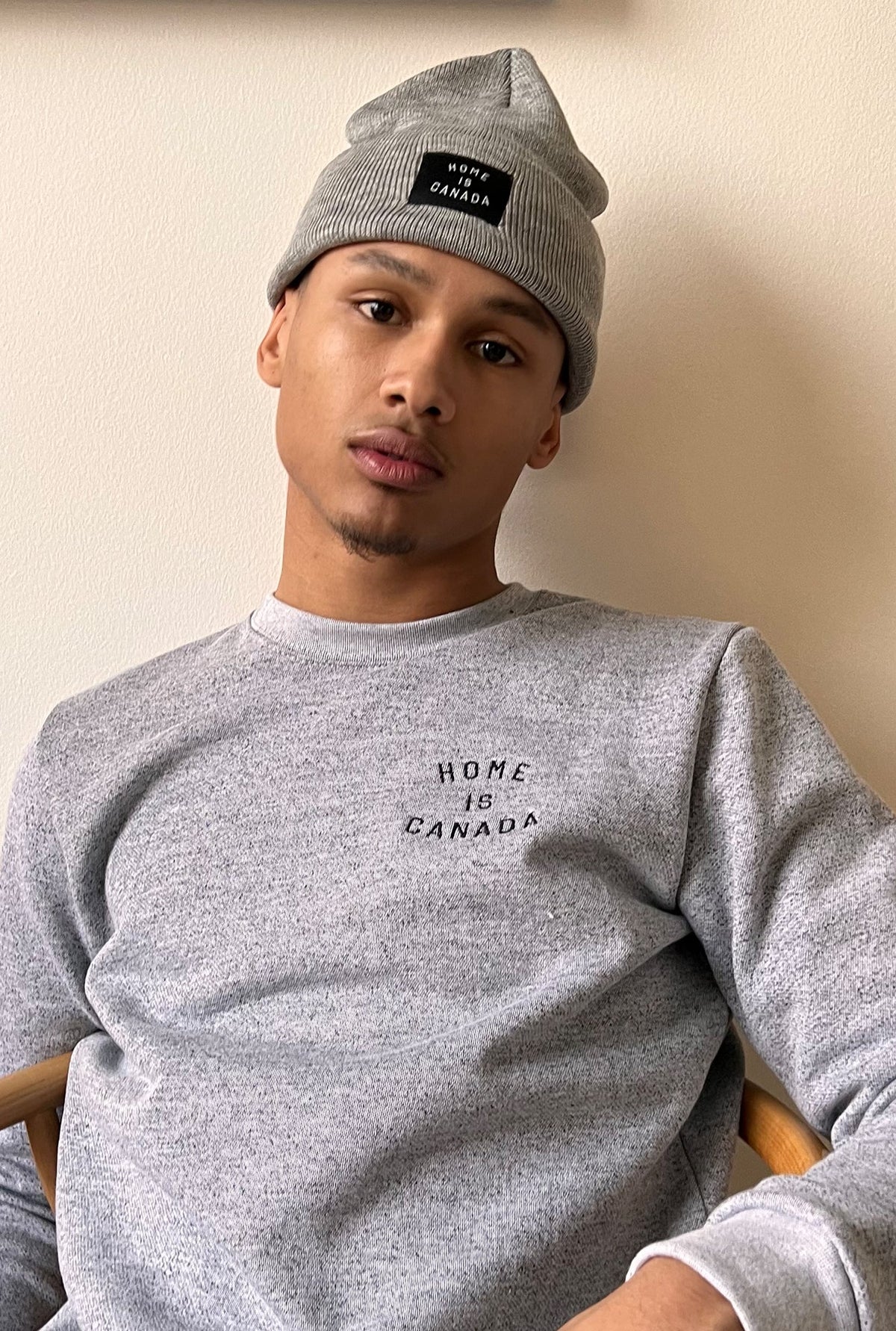 Home is Canada Toque - Grey