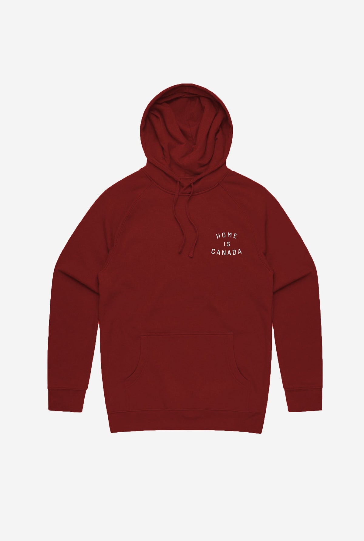 Home is Canada Crescent Hoodie - Maroon