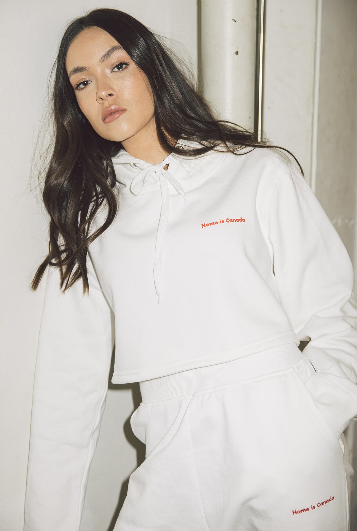 Home is Canada Minimal Jogger - White