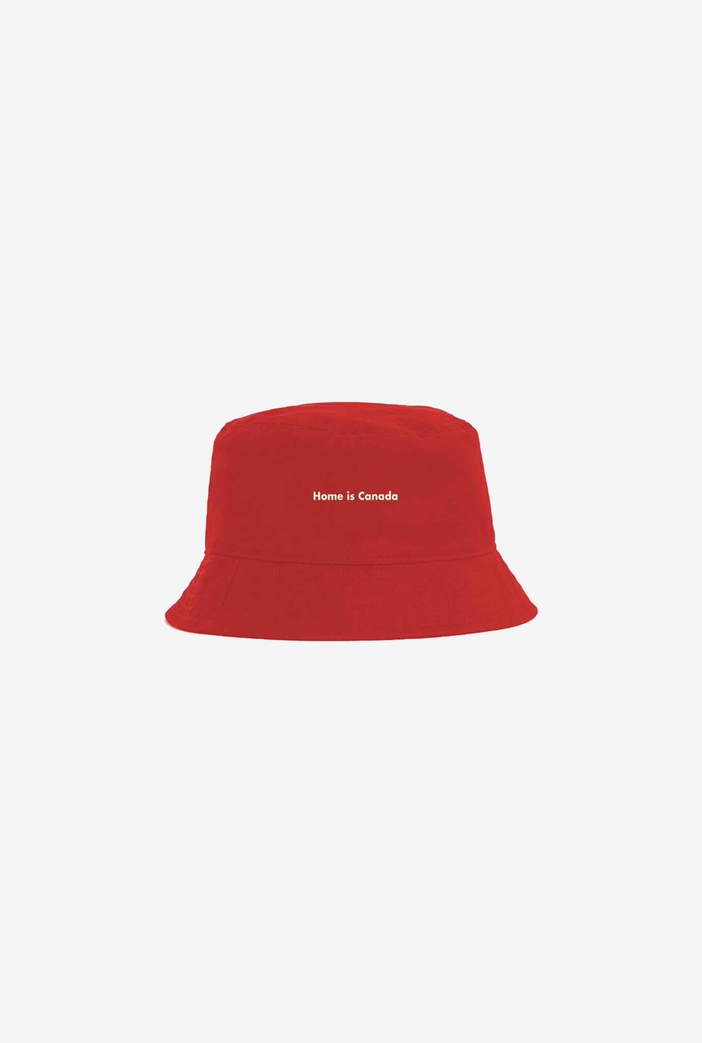 Home is Canada Minimal Bucket Hat - Maroon
