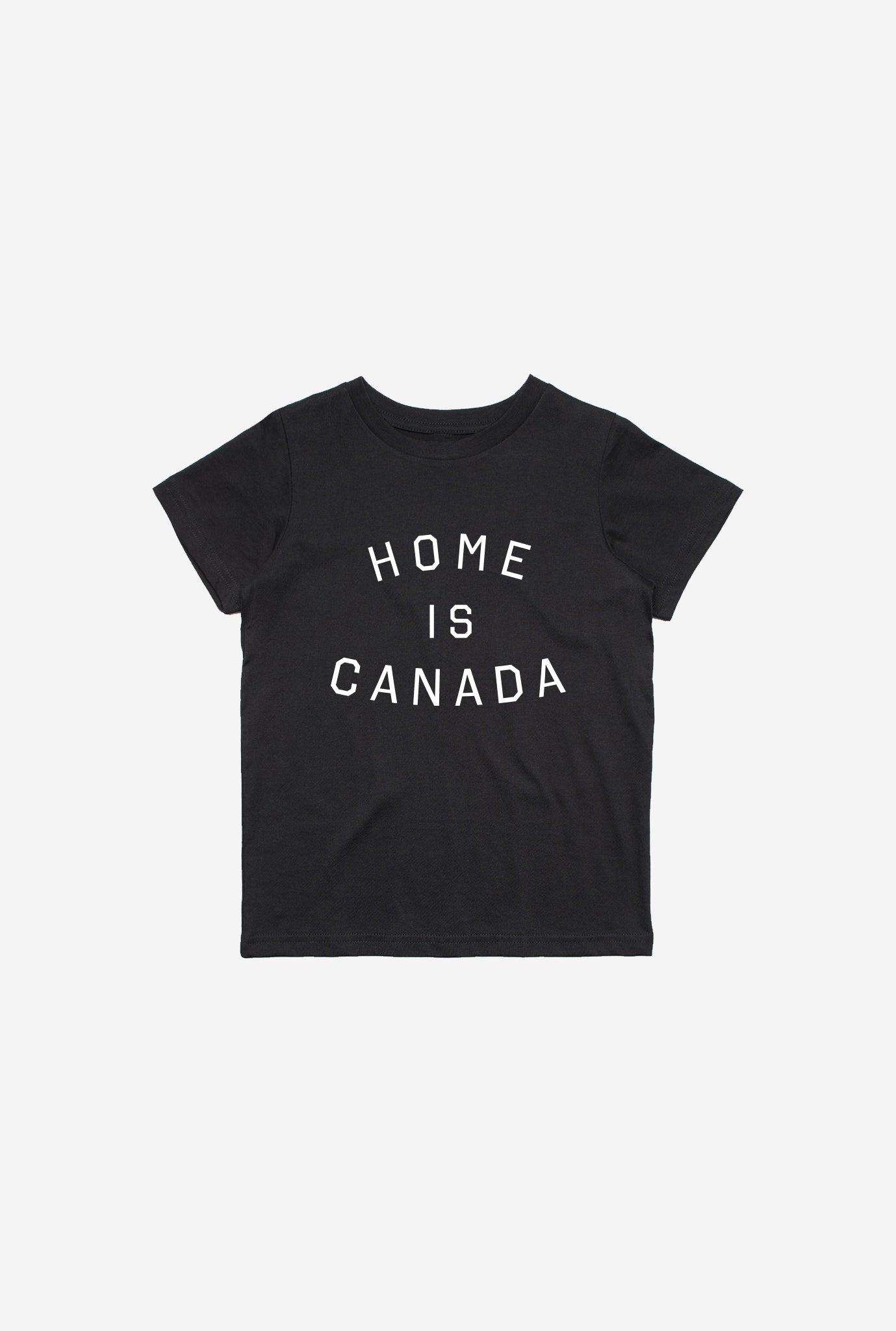 Home is Canada Kids T-Shirt - Black