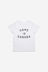 Home is Canada Kids T-Shirt - White