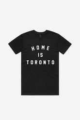 Home is Toronto Varsity T-Shirt - Black