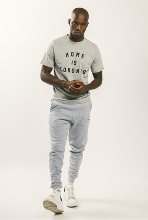 Home is Toronto Varsity T-Shirt - Grey
