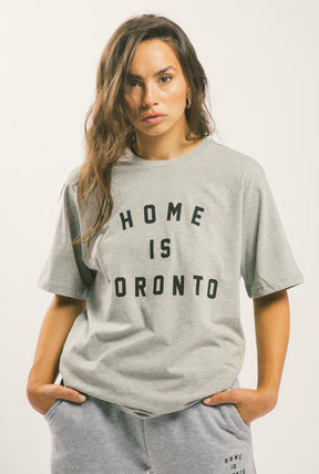 Home is Toronto Varsity T-Shirt - Grey