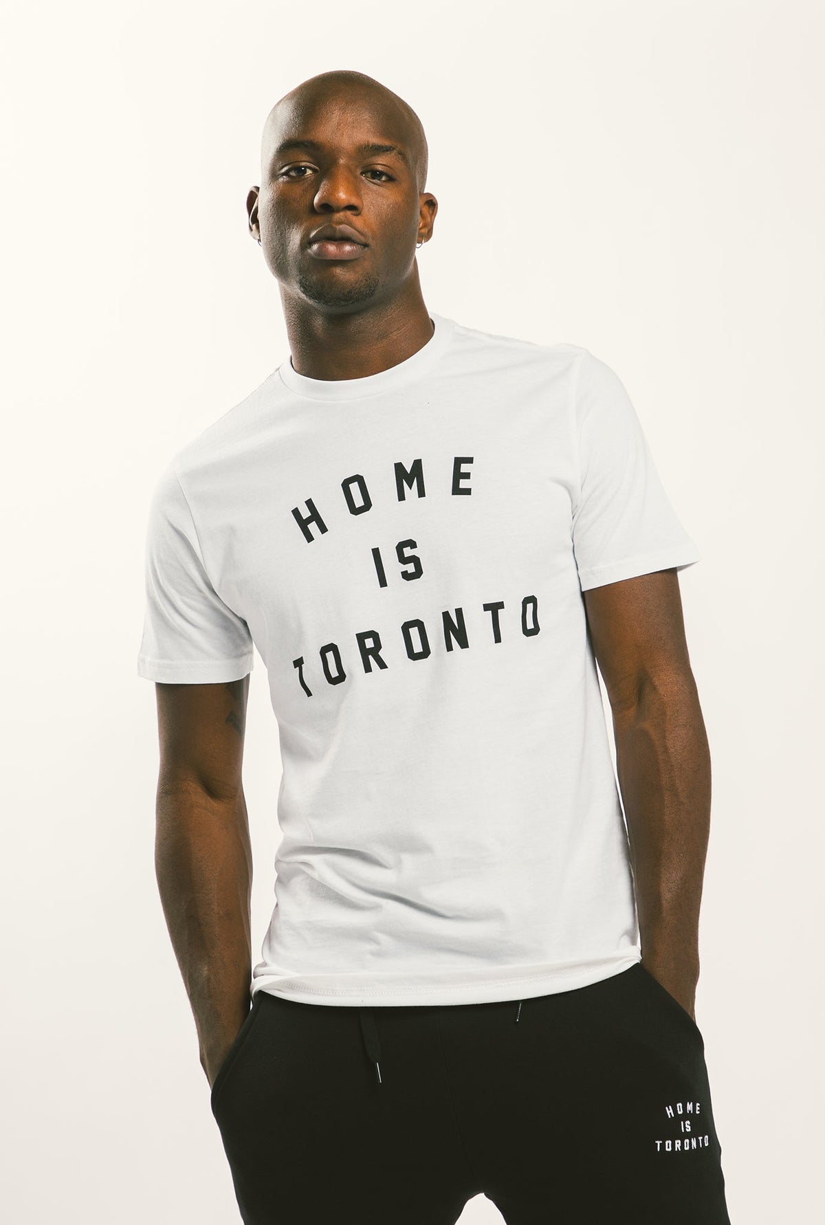 Home is Toronto Varsity T-Shirt - White