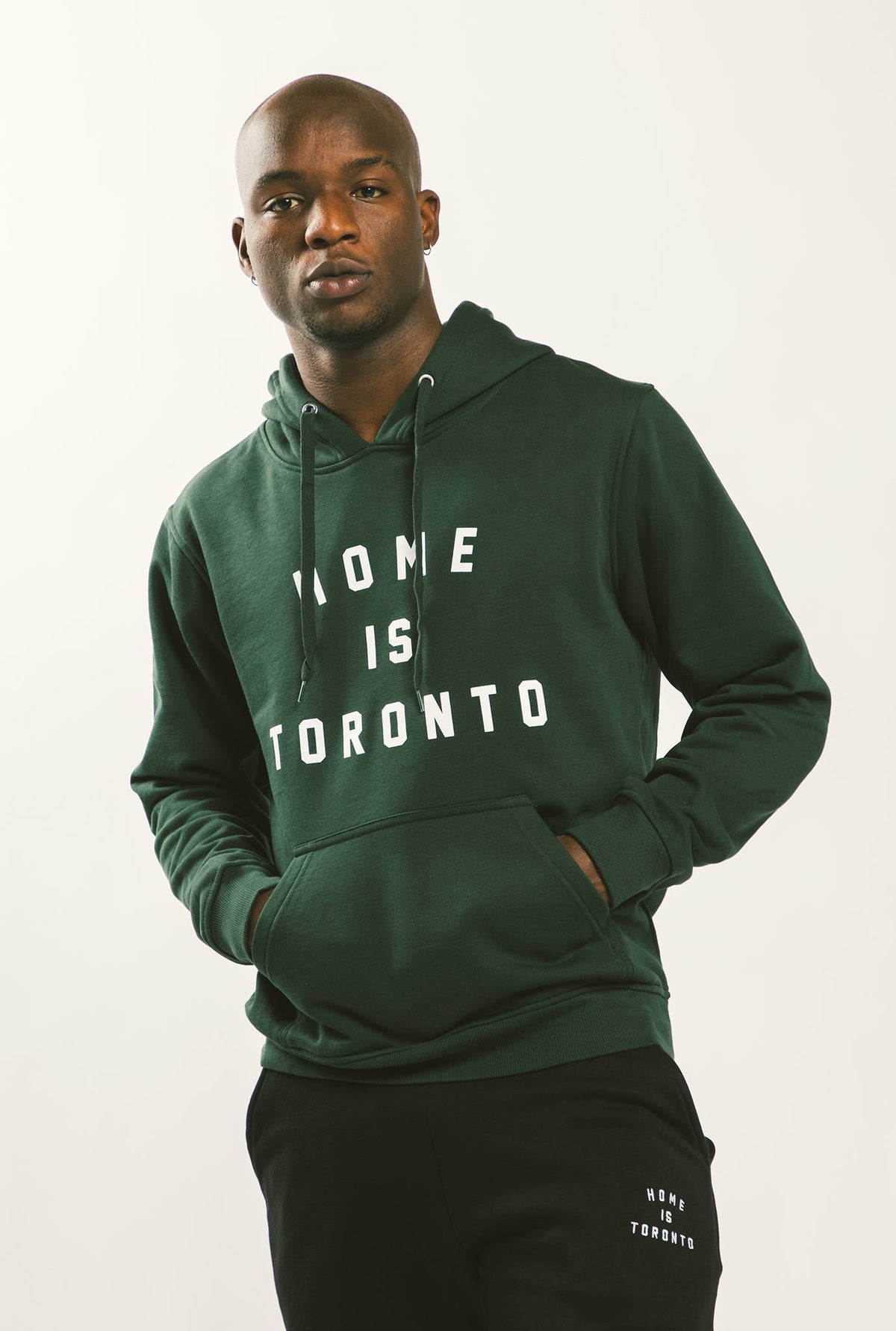 Home is Toronto Varsity Hoodie - Forest Green