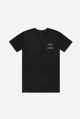 Home is Toronto Crescent T-Shirt - Black