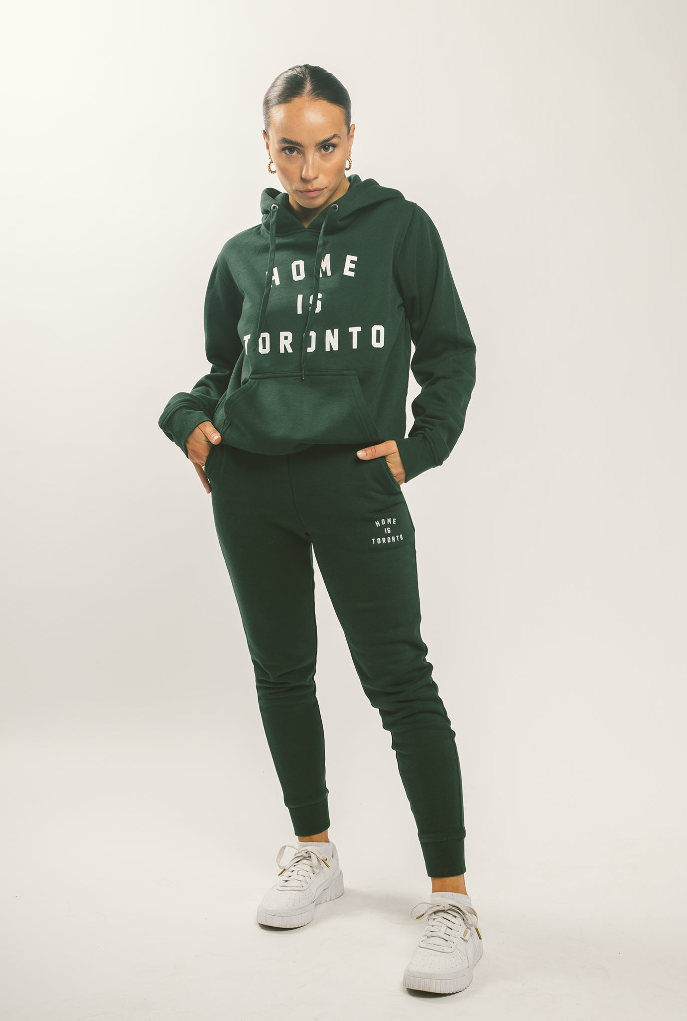 Home is Toronto Jogger - Forest Green