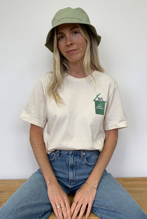 T-shirt raton laveur Home is Toronto - Naturel