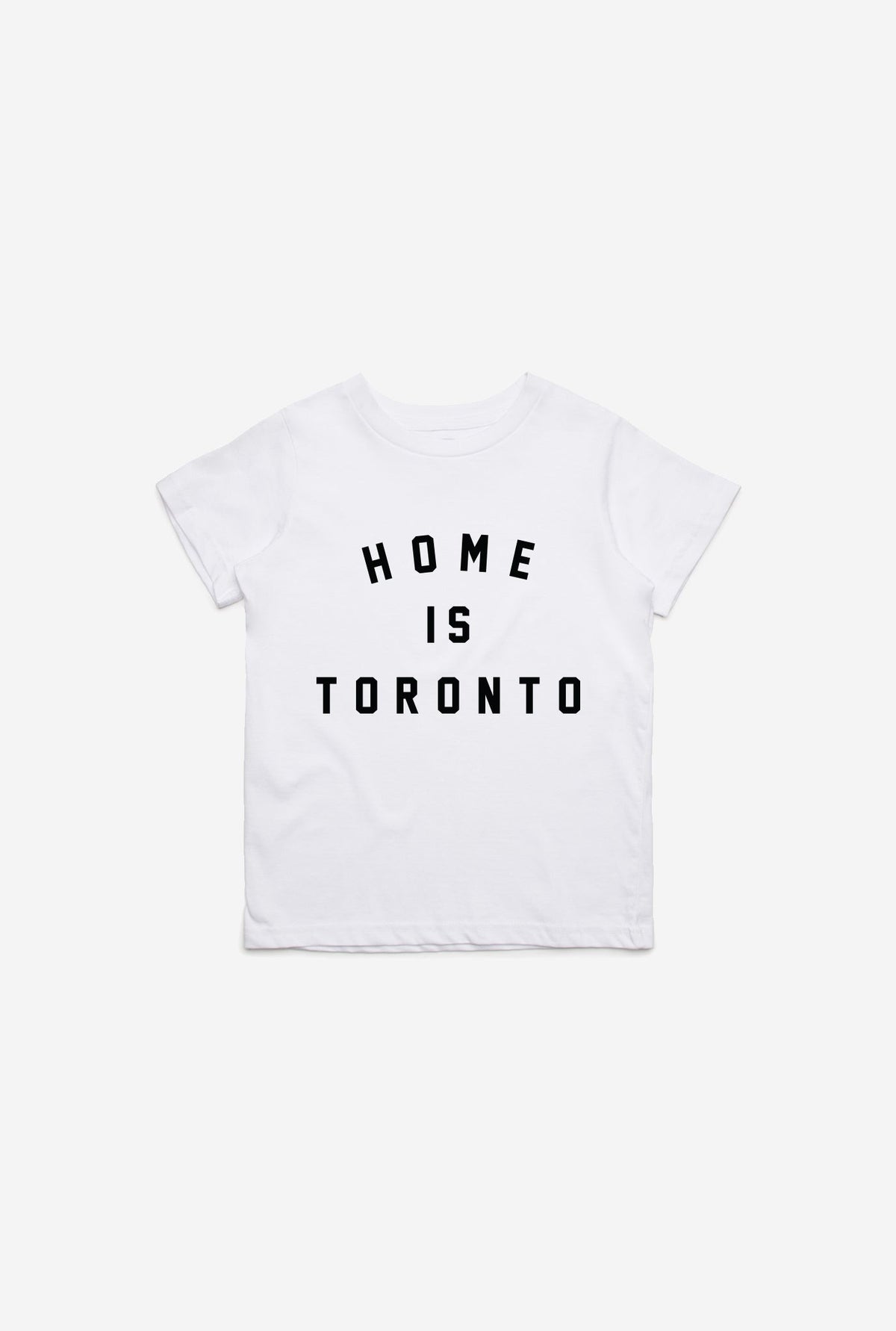 Home is Toronto Varsity Kids T-Shirt - White