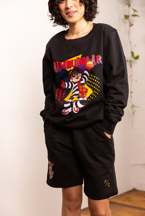 Vintage Hamburglar Shorts - Black